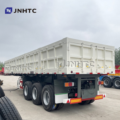 70 rimorchi dei semi di dovere di Ton Hydraulic Tipping Trailer Heavy il ribaltatore del lato dell'autocarro con cassone ribaltabile