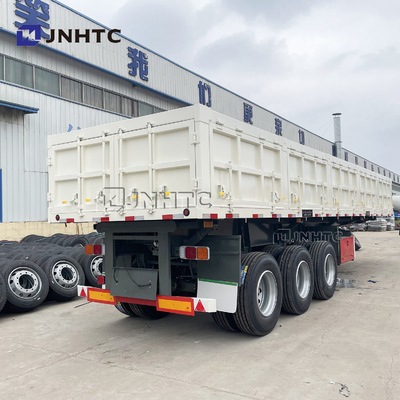 3 4 ribaltatore laterale idraulico del rimorchio 40T 60T dei semi di Axle Side Wall Fence Cargo