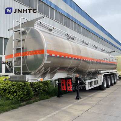 Utilizzato 3 assi 45000 litri rifornisca il acciaio al carbonio del rimorchio del camion cisterna/alluminio di combustibile