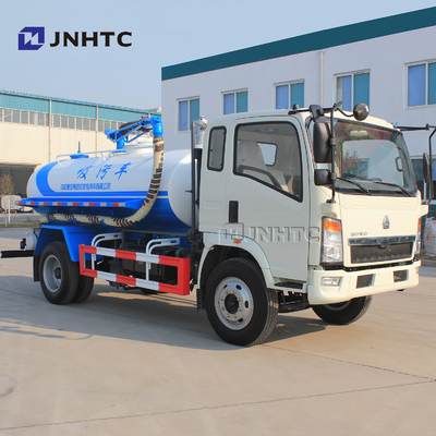 Camion 5cbm di aspirazione delle acque luride di HOWO Euro2 116hp 4X2