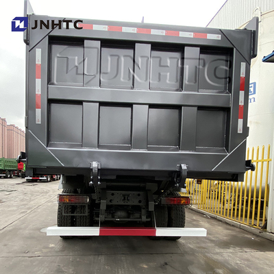 Ruote resistenti nere 420hp Sinotruk Tipper Truck New Model dell'autocarro con cassone ribaltabile 12