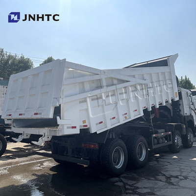 Ruote del camion 12 di Front Lifting Heavy Duty Dump con la copertura posteriore Sinotruk Howo