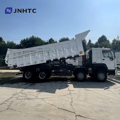 Ruote del camion 12 di Front Lifting Heavy Duty Dump con la copertura posteriore Sinotruk Howo