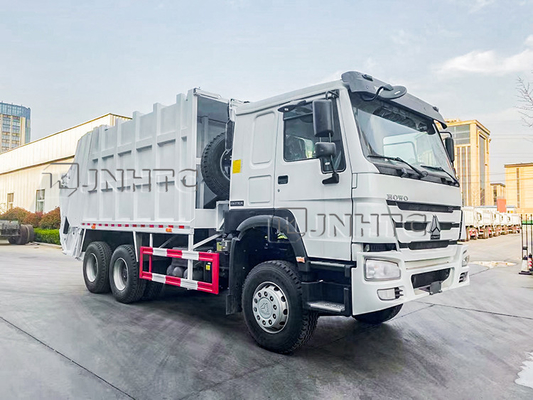 Sinotruck Howo 6x4 10 spinge il secchio d'attaccatura del camion del compattatore di rifiuti 16CBM