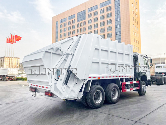 Sinotruck Howo 6x4 10 spinge il secchio d'attaccatura del camion del compattatore di rifiuti 16CBM