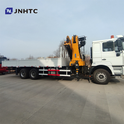 Shacman 8x4 F3000 12 tonnellate di camion ha montato la ruota diritta del braccio 12 della gru 4