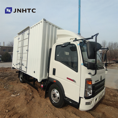 Camion Van Cargo Truck della scatola di SINOTRUK HOWO LHD 6 tonnellate di 116hp