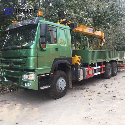 10 ruote 371hp 10 Ton Straight Arm Crane Truck Sinotruk HOWO 6x4