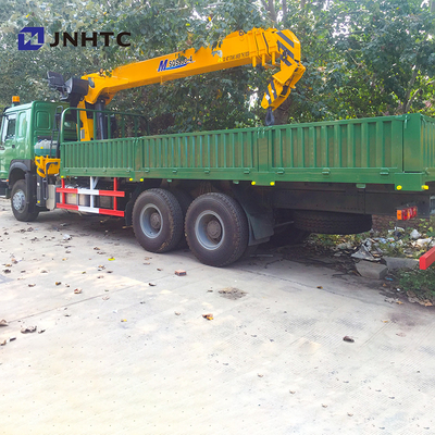 10 ruote 371hp 10 Ton Straight Arm Crane Truck Sinotruk HOWO 6x4