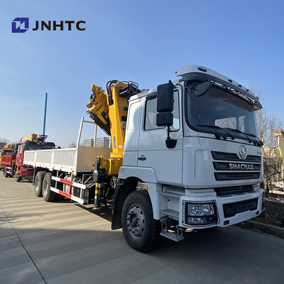 Il camion a base piatta del carico di Dropside ha montato Crane Shacman F3000 6x4