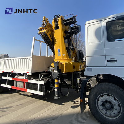 Il camion a base piatta del carico di Dropside ha montato Crane Shacman F3000 6x4
