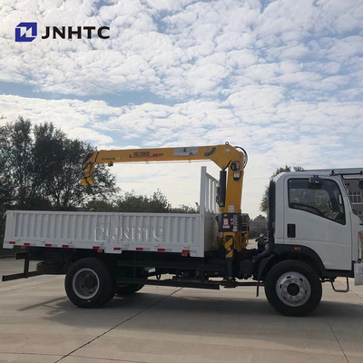 Il camion del carico della lamina piana ha montato Crane Sinotruk HOWO 4x4 tutto l'azionamento della ruota