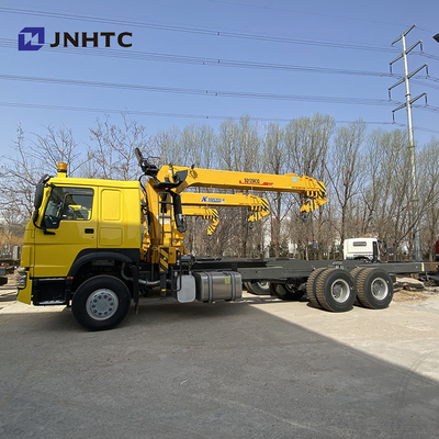 Ruote 12 Ton Straight Arm di Sinotruk Crane Boom Truck 6x4 10