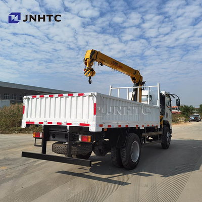 Camion del carico della ruota 4x2 Dropside di Sinotruk Howo Homan 6 con la gru 3.2t