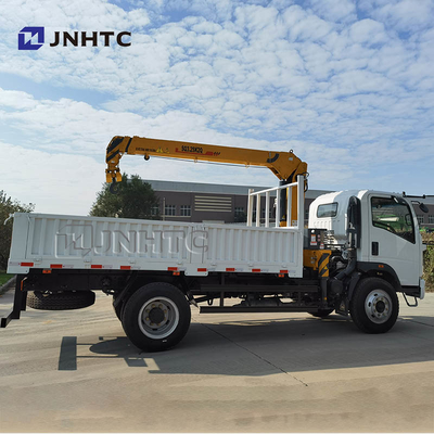 Camion del carico della ruota 4x2 Dropside di Sinotruk Howo Homan 6 con la gru 3.2t